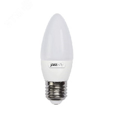 Лампа светодиодная LED 9Вт Е27 теплый белый матовая свеча