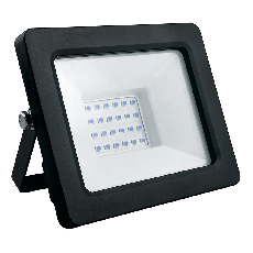 фото Прожектор светодиодный, 2835SMD, 30W синий AC220-240V/50Hz IP65, в черном компактном корпусе, LL-903
